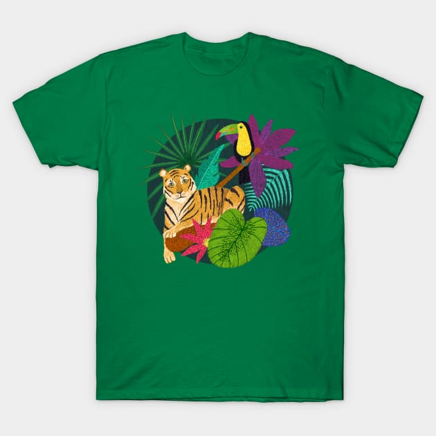 Tropical landscape T-Shirt by Circe Oropeza